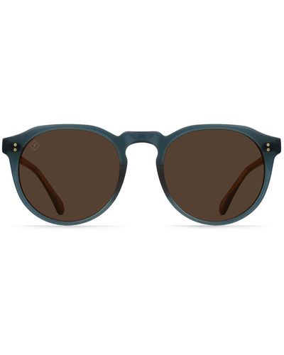 Raen Remmy 49 Pol S285 Round Polarized Sunglasses - Black