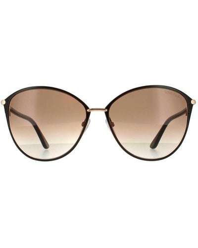 Tom Ford Penelope W Ft0320 28f Cat-eye Sunglasses - Black