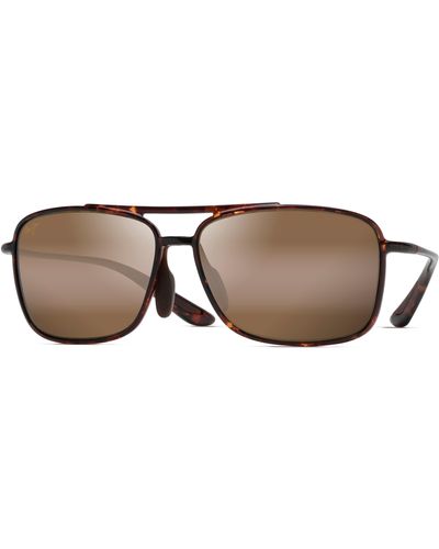 Maui Jim Kaupo Gap Navigator Polarized Sunglasses - Brown