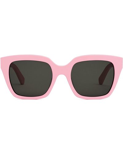Celine Monochroms Cl 40198f 74a Cat Eye Sunglasses - Black
