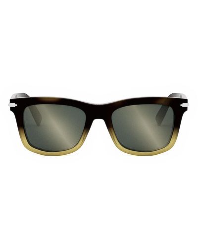 Dior Blacksuit S11i 27a7 Dm40087i 56c Square Sunglasses - Green