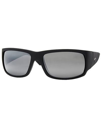 Maui Jim World Cup Polarized Wrap Sunglasses - Black