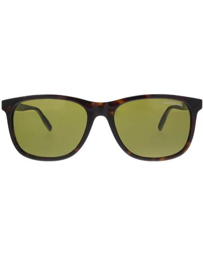 Montblanc Mb0013s 003 Wayfarer Sunglasses - Black
