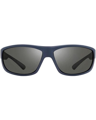 Revo Caper Re 1092 05 Gy Rectangle Polarized Sunglasses - Gray