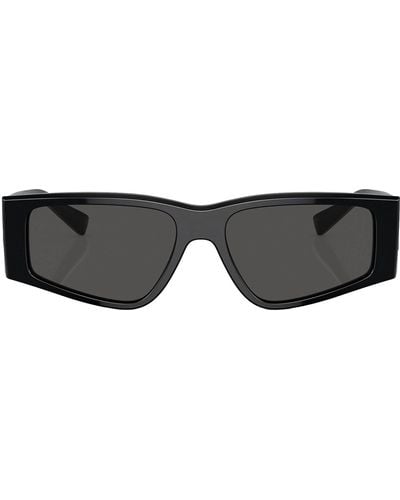 Dolce & Gabbana Dg 4453 501/87 Rectangle Sunglasses - Black