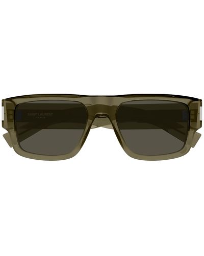 Saint Laurent Sl 659 003 Flattop Sunglasses - Green