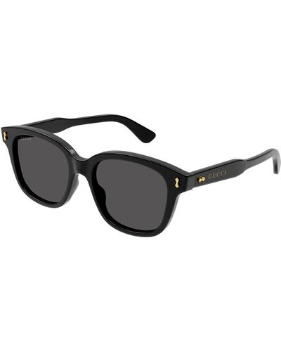 Gucci Clubmaster Acetate Square-frame Sunglasses - Black