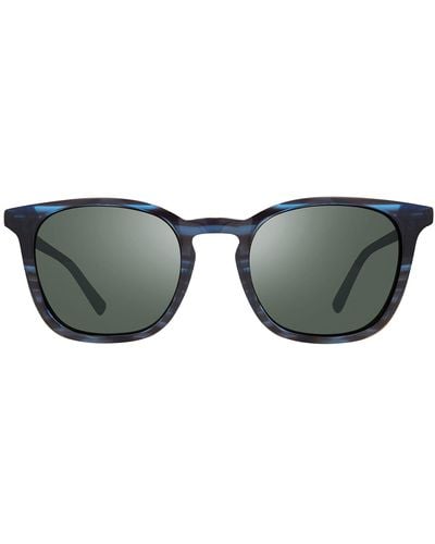 Revo Watson Re 1129 05 Sg50 Square Polarized Sunglasses - Green