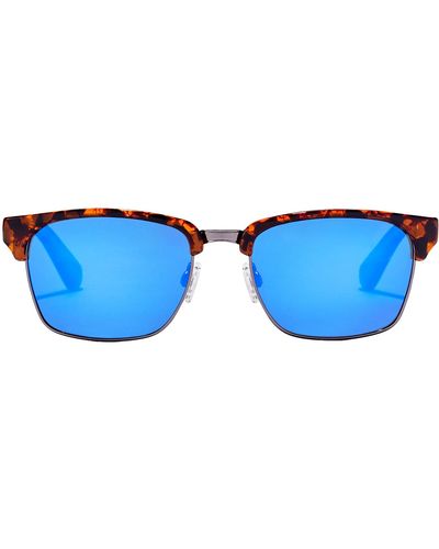 Hawkers Classic Valmont Hcva22cltp Cltp Clubmaster Polarized Sunglasses - Blue