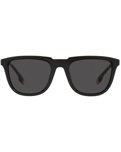 Burberry George 0be4381u 300187 Square Sunglasses - Black