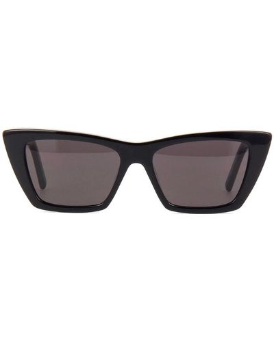 Saint Laurent Sl 276 Mica 001 Cat Eye Sunglasses - Black