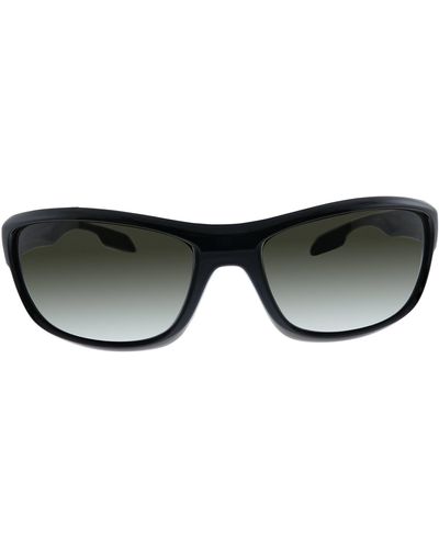 Prada Linea Rossa Ps 13us 1ab0a7 Rectangle Sunglasses - Black