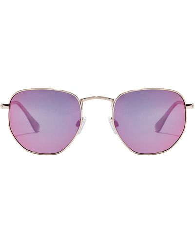 Hawkers Sixgon Drive Hsdr22dpmp Dpmp Geometric Polarized Sunglasses - Purple
