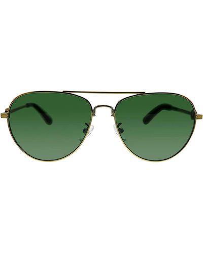 Tory Burch Tb 6083 330171 Aviator Sunglasses - Green