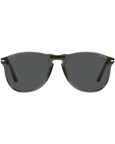 Persol Po9649s 1103/b1 Pilot Sunglasses - Gray