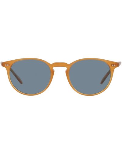 Oliver Peoples Riley 0ov5004su 169956 Round Sunglasses - Blue