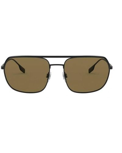 Burberry Holborn Be 3117 100773 Navigator Sunglasses - Green