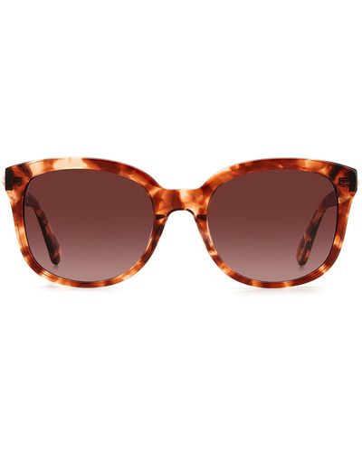Kate Spade Gwenith/s 3x 0ht8 Cat Eye Sunglasses - Red