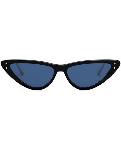 Dior Miss B4u Cd 40105 U 01v Cat Eye Sunglasses - Black