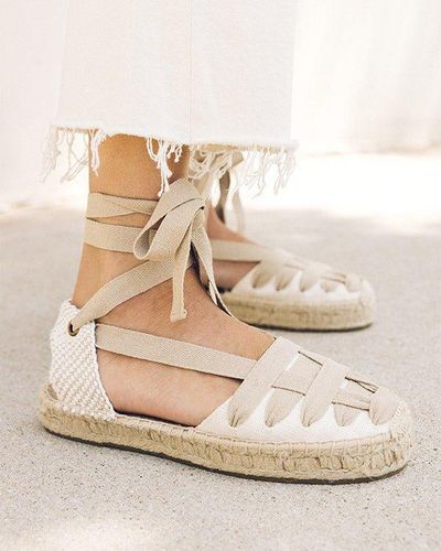 Soludos The Luella Lace-up - Classic - Natural