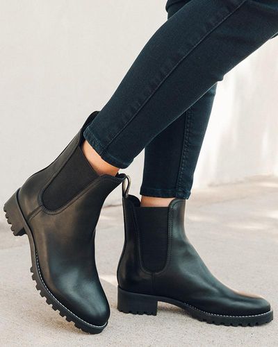 Soludos marfa shop leather chelsea bootie