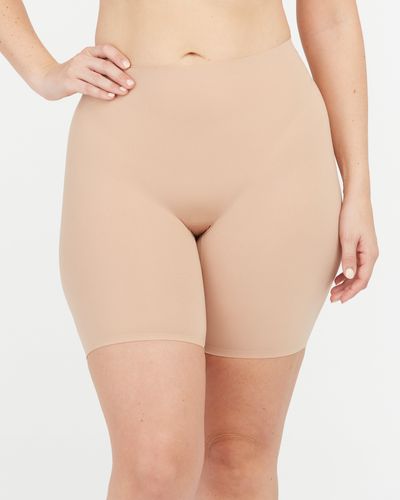 Spanx Fit-to-you Superlight Smoothing Mid-thigh Short - Natural