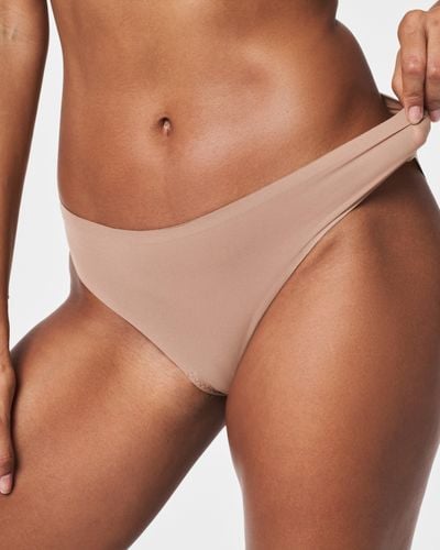 Spanx Fit-to-you Superlight Smoothing Bikini - Brown