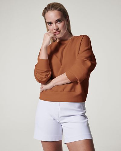 Spanx AirLuxe At the Hip Pullover - ShopStyle Tops