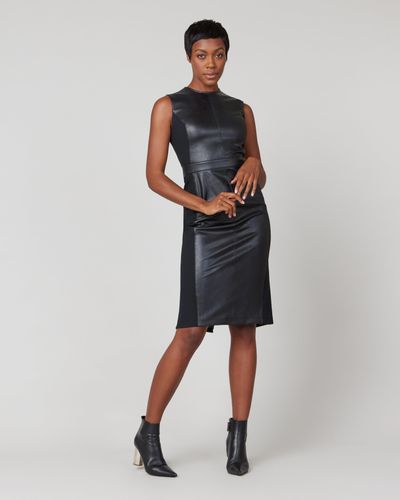 Leather Dresses for Women | Lyst