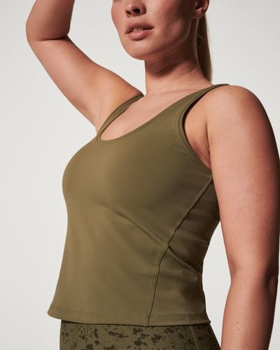 Spanx The Get Moving Fitted Tank - Green