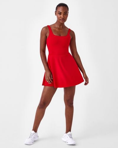 Spanx The Perfect Fit & Flare Dress True Red NWT Size Medium