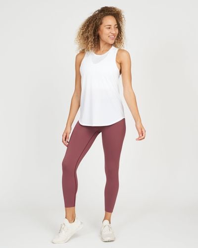 Spanx Active 7/8 Leggings - Red