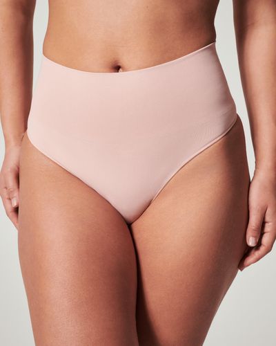 Spanx Seamless Power Sculpting Ecocare Thong - Natural