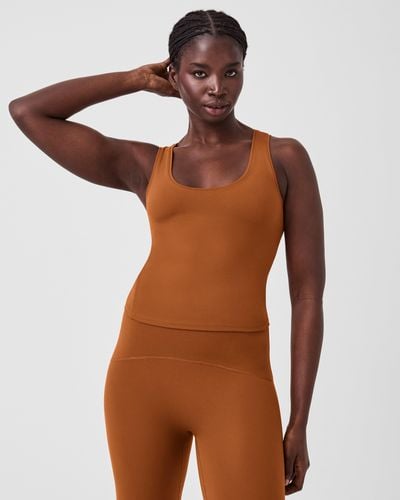 Brown Spanx Tops for Women