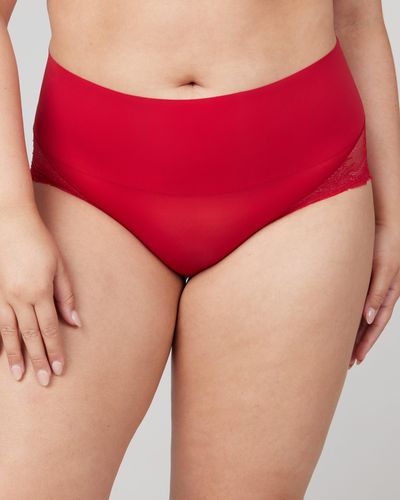 Spanx Undie-tectable® Smoothing Lace Hi-hipster Panty - Red
