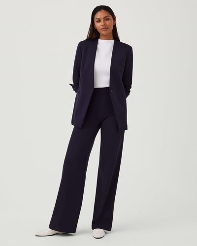 Spanx The Perfect Pant, Wide Leg - Blue