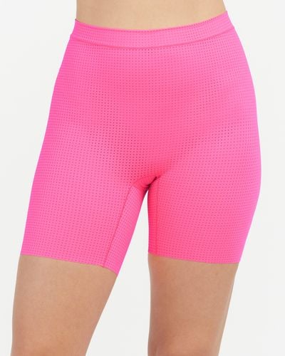 Spanx Airtime Mid-thigh Short - Pink