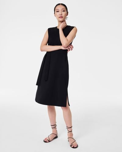 Spanx® AIRESSENTIALS MAXI T-SHIRT DRESS IN VERY BLACK – Love Marlow