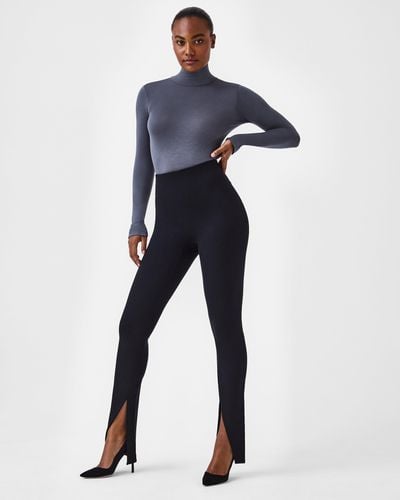 Spanx The Perfect Front Slit Legging - Blue