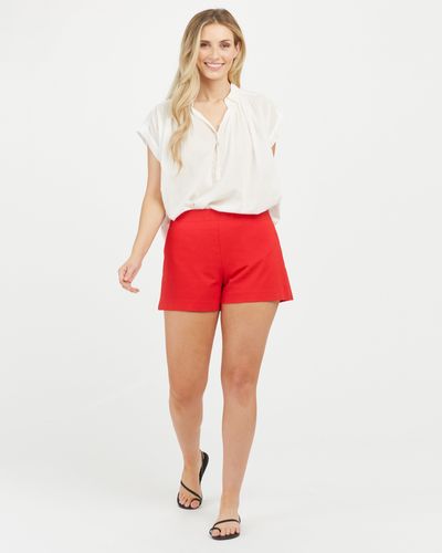 Spanx On-the-go Shorts, 4" - Red