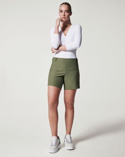 Spanx Sunshine Shorts, 6" - Green