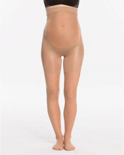 Spanx Mama Shaping Mid-thigh Sheers - Natural