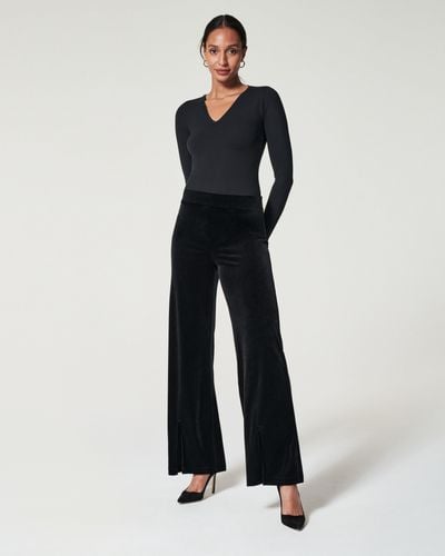 Split Wide Leg Pants