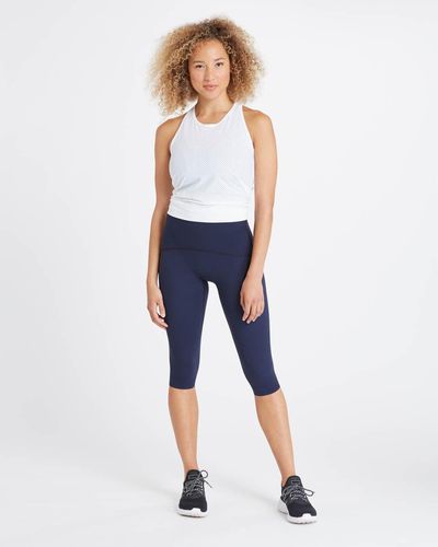 Spanx Active Knee Leggings - Blue