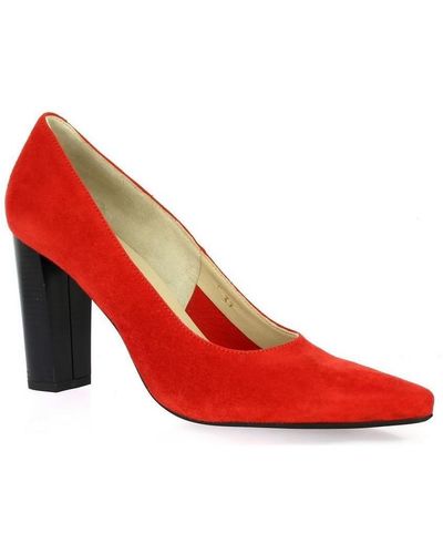 Vidi Studio Chaussures escarpins Escarpins cuir velours - Rouge