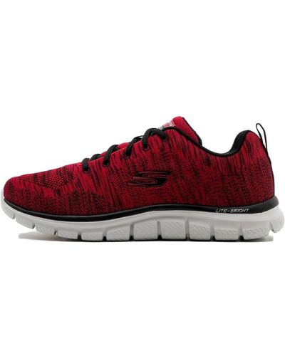 Chaussures Rouge Skechers pour homme | Lyst