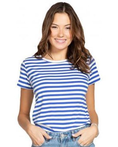 Deeluxe Debardeur Tee-shirt marinière TRUSTRIPES S20115W - XS - Bleu