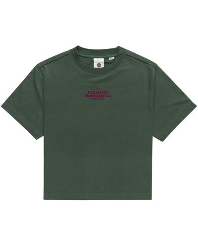 Element T-shirt Velvet - Vert