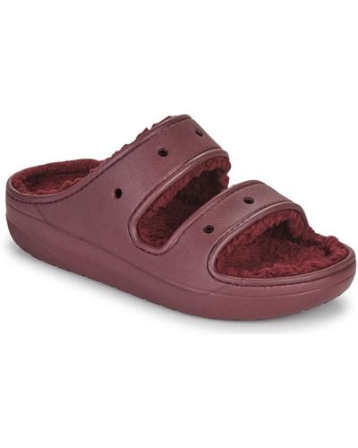 Crocs™ Mules Classic Cozzzy Sandal - Rouge