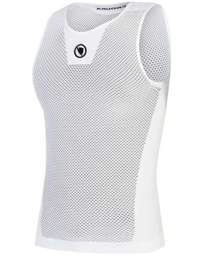 Endura Maillots de corps Camiseta interior S/M Fishnet - Blanc